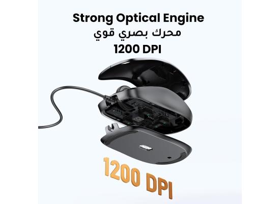 UGREEN 90789 USB Wired Computer Mouse with Ergonomic Design